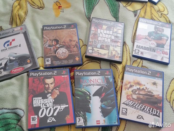 Игровые диски на ps2