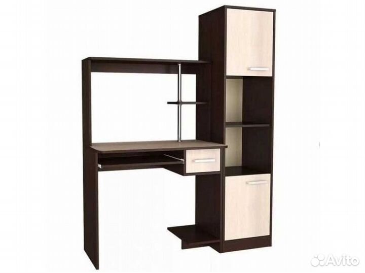 Стол компьютерный Дебют с пеналом 1.27 м