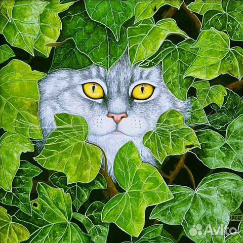 Постеры-коты - стильные работы из Италии