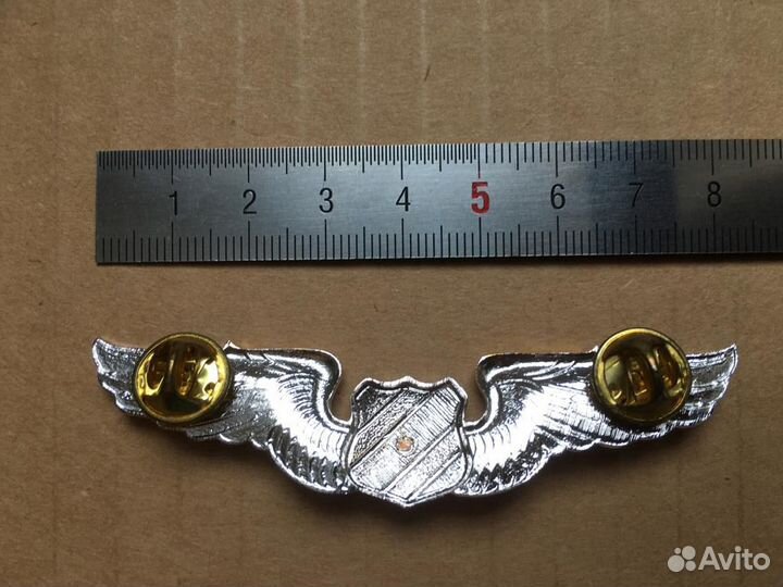 Thai AIR force metal wing badge / Оригинал