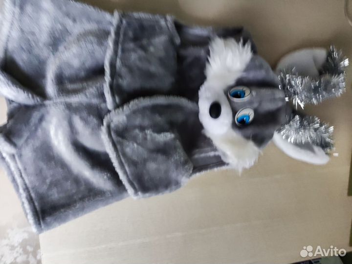 Новогодний костюм зайчика для мальчика