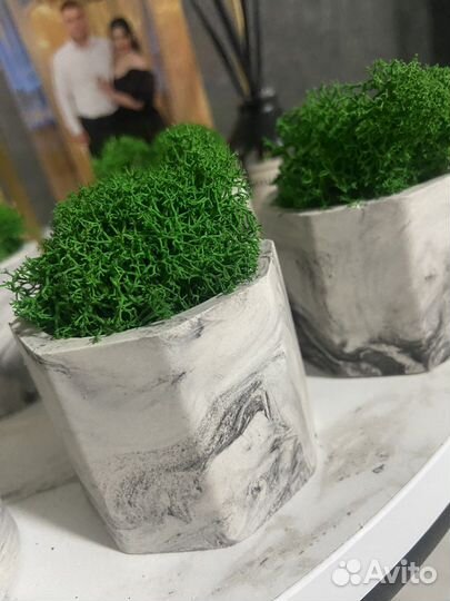 Кашпо и свечи