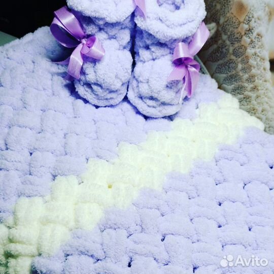 Плюшевый плед для малышей