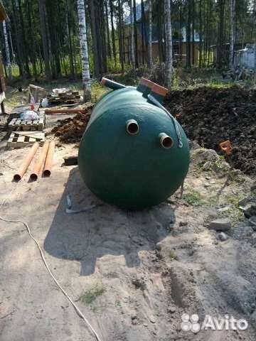 Установка септика байкал2
