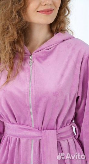 Халат женский велюр