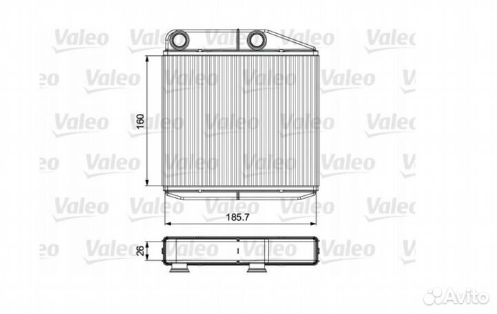 Новый радиатор печки из Европы valeo 811502