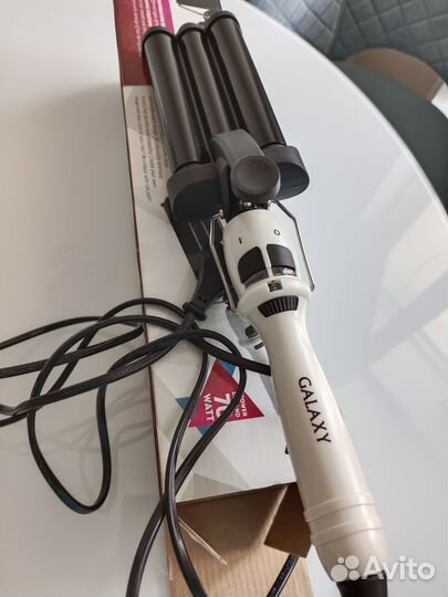 Щипцы для завивки волос galaxy