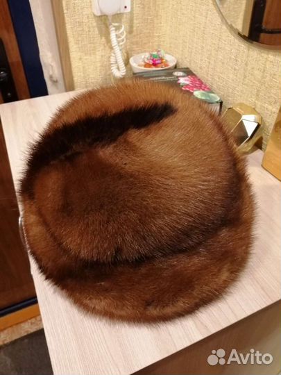 Шапка норковая женская