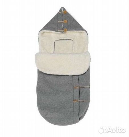 Конверт на выписку серый сканди шерстяной