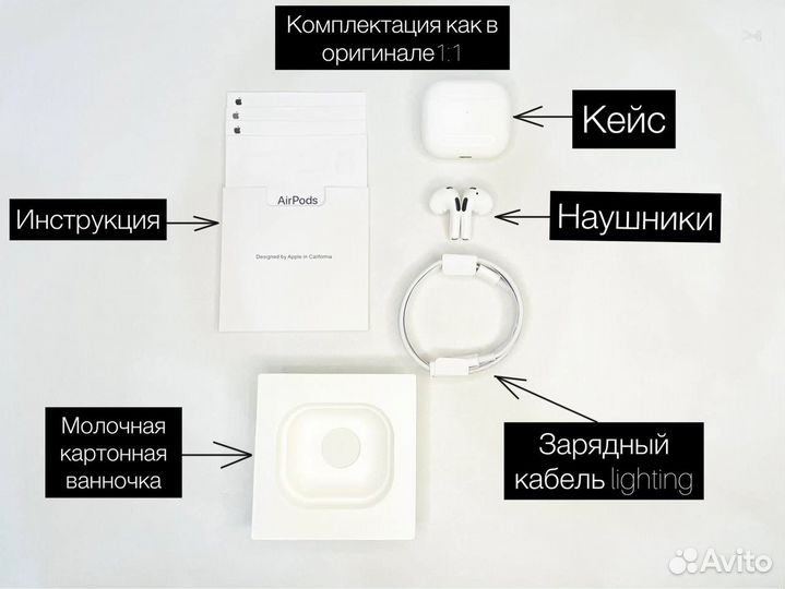 AirPods 3(Premium) +гарантия+чехол