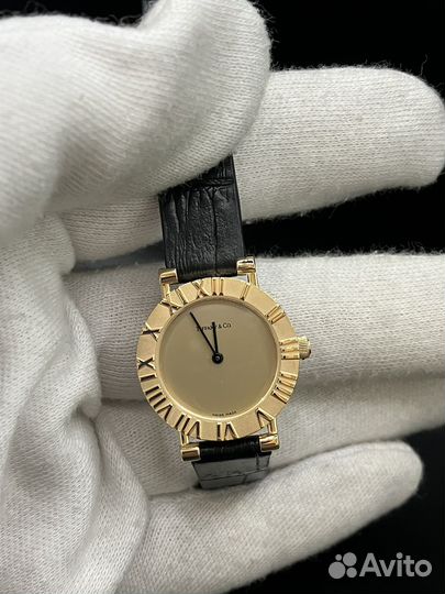Женские золотые часы Tiffany Co Atlas