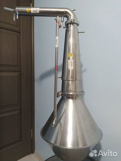 Самогонный шлем конус тарельчатая колонна