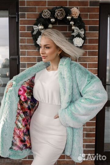 Шубка из экомеха