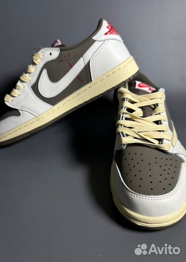 Кроссовки Travis Scott x Air Jordan 1 Люкс