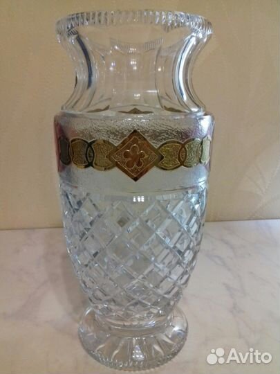 Ваза для цветов. хрусталь LED crystal bohemia