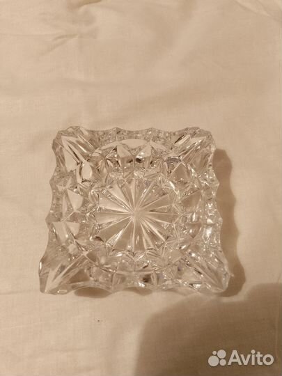 Хрустальная пепельница