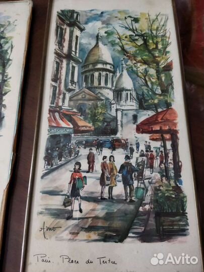 Картины акварель