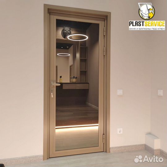 Дверь входная алюминиевая С48