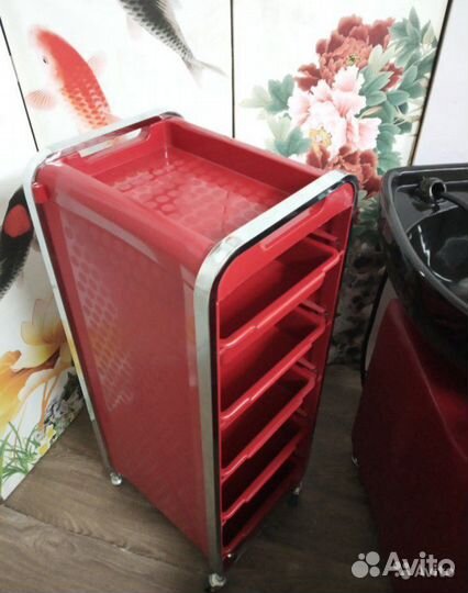 Парикмахерская мойка, кресло, тележка