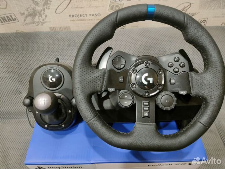 Игровой руль Logitech G923 с кпп