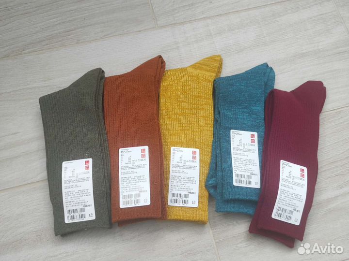 Носки Uniqlo. Оригинал. 5 пар