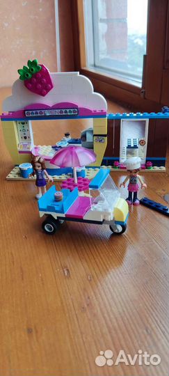 Lego Friends, дупло жираф, вертолёт,Sluban серфвэн