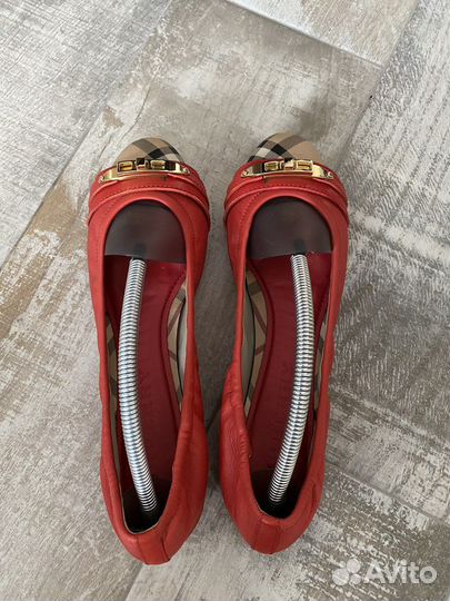 Burberry балетки кожа