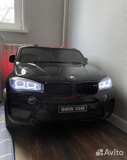 Детский электромобиль джип BMW x6 M