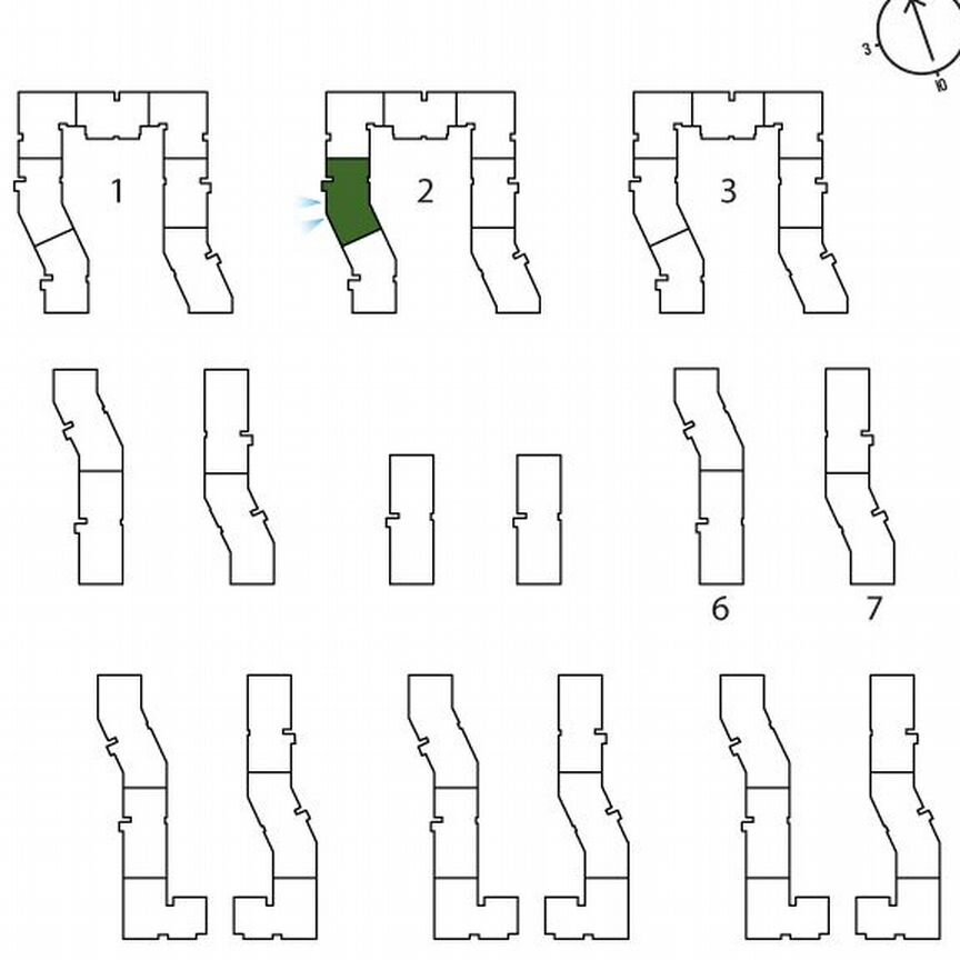 2-к. квартира, 62,8 м², 1/3 эт.