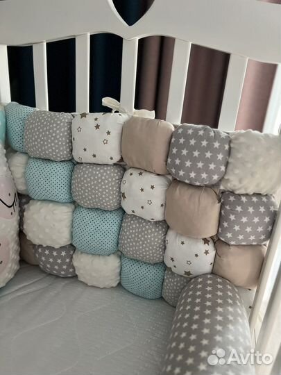 Бортики в детскую кроватку