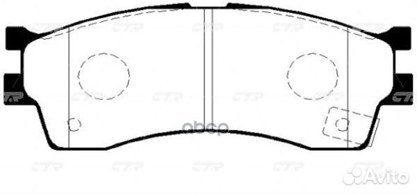 Ckkk-9 Колодки тормозные дисковые перед g