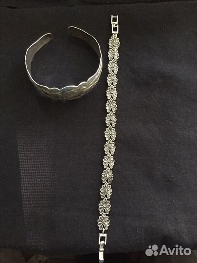 Браслеты(винтаж) серебро 875 и 925 проб