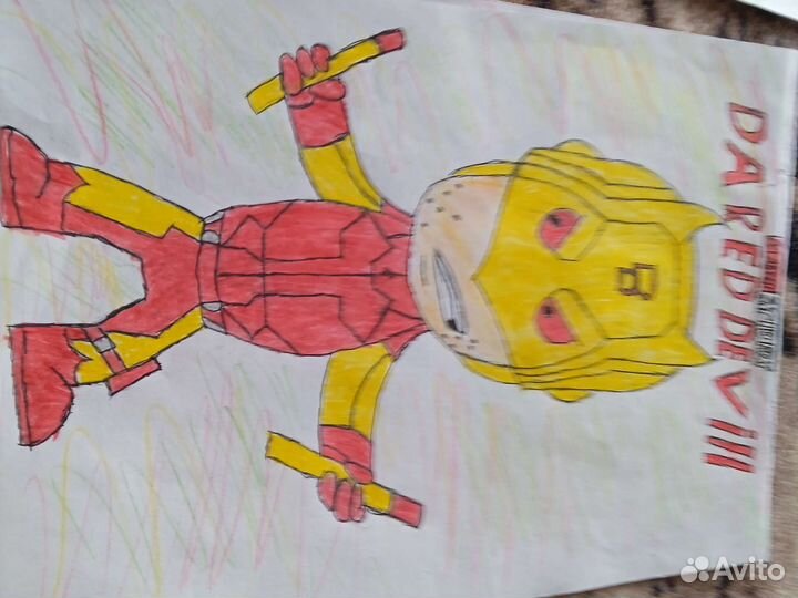 Рисунки с героями Марвел