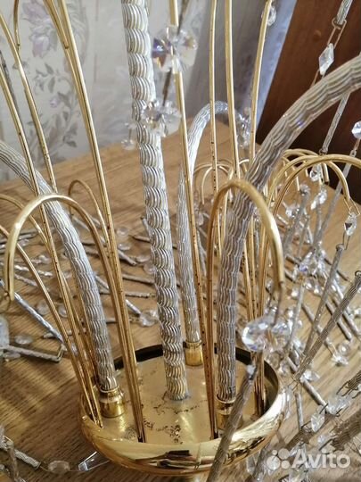 Люстра потолочная хрустальная