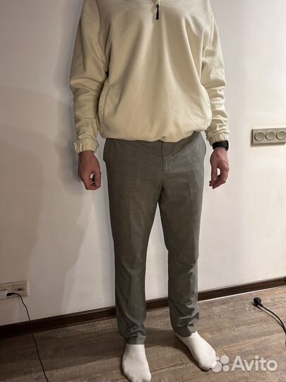 Брюки мужские классические клетчатые