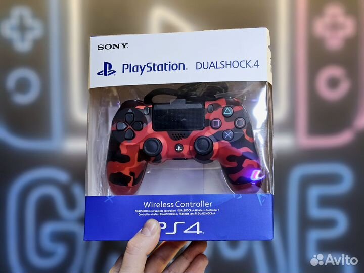 Геймпад sony Dualshock 4 orange camo