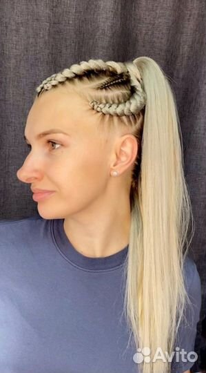 Косы с канекалоном и без