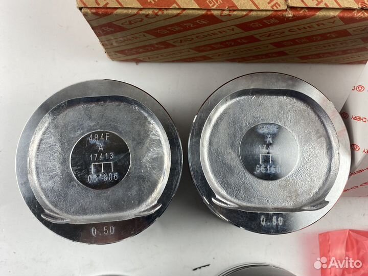 Поршневая поршень Chery Tiggo Fora 2.0 +0.50