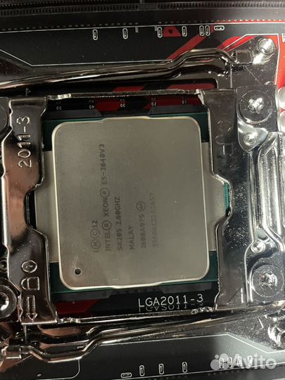 Комплект mashinist x99 rs9 / intel xeon e5 2640 v3