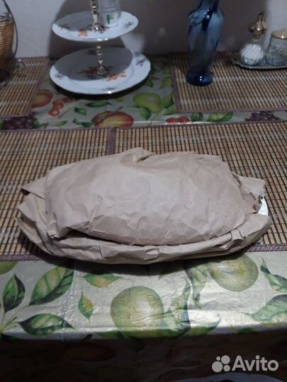 Чугунная эмалированная рыбница СССР