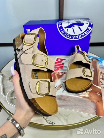 Босоножки женские Birkenstock трендовые Биркеншток