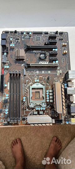 Мат плата с процессором и памятью ddr4