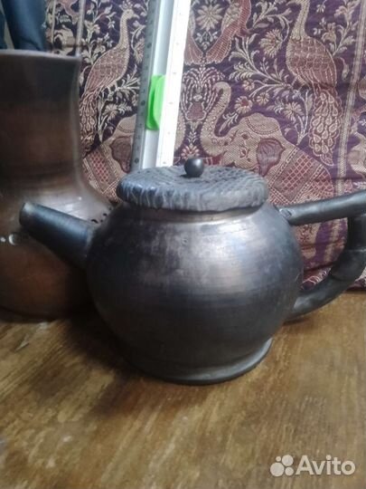 Керамика, исинская глина,чайник, крынка, сахарница