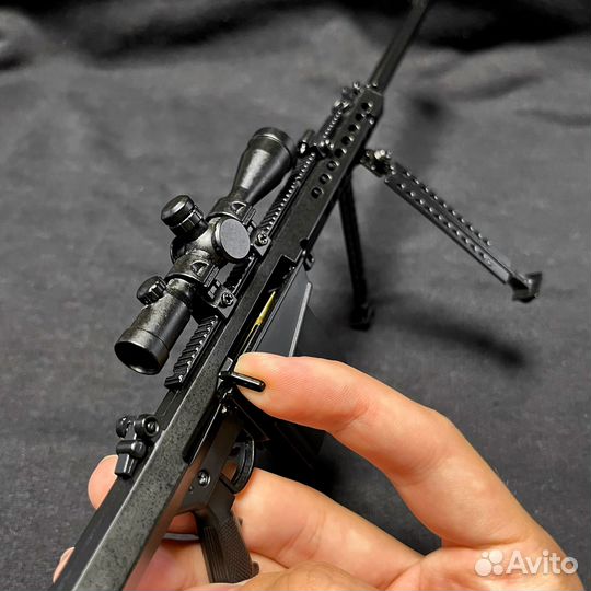 Металлическая разборная модель Barret M82