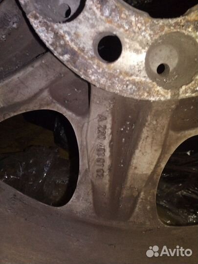 Диски с резиной комплект Mercedes W220 A2204010102