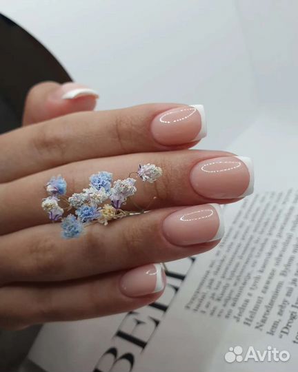 Комбинированный маникюр + покрытие гель лак