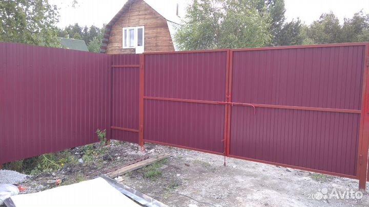 Установка заборов