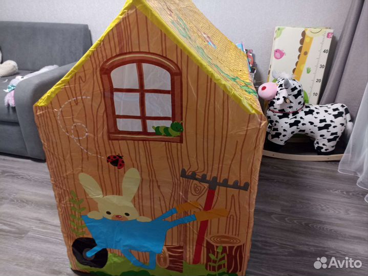 Домик для игр Bestway жёлтый