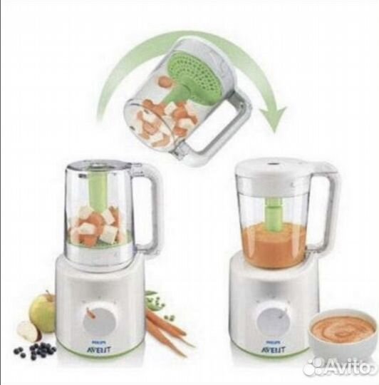 Пароварка блендер philips avent 2 в 1