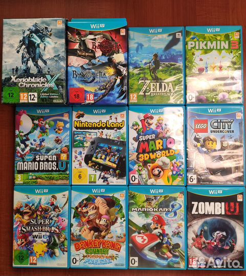 Nintendo Wii U + игры